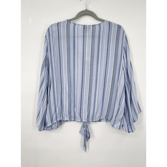 Ana a new approach  Button Down  Loose Sleeve  V-Neck shirt Size M - Picture 6 of 7